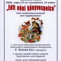 Edit néni könyvespolca - 2006. május 27.