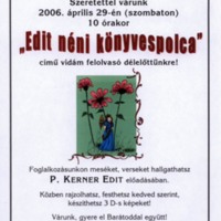 Edit néni könyvespolca - 2006. április 29.